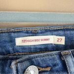 Levi's Levi’s 721 Stretch High Rise Skinny Distressed Denim Jeans 27 Photo 6