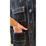 Uniform John Paul Richard leather Black Retro jacket Size 14 Photo 3