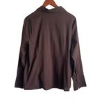 Cato  Women Top‎ 18/20 Brown Embroidered Button Up Boho Cowgirl Western Casual Photo 2