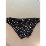 Victoria's Secret Black Polka Dot Bikini Bottoms Swimsuit Women's Size S Photo 1