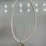 White Shark Tooth Pendant Necklace Photo 6
