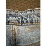 Old Navy High-Waisted Button-Fly Raw-Hem Jean Skirt Size 12 Brand Y2K Photo 2