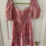 Bardot NEW  Kiah Corset puff sleeve Mini Dress PINK Photo 6