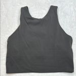 Athleta  Women’s Conscious Crop Top with Built in Bra- Size Small- Olive Green Photo 1