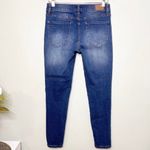 Tahari Classic Skinny Jeans Dark Blue Distressed Stretch 6 Photo 1