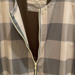 Woolrich  Over and Out Dress Grey back Vented Plaid Check Gingham Dress LARGE Photo 2