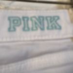 PINK - Victoria's Secret VS Pink stretchy‎ denim white jean shorts size 8 Photo 4