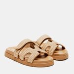 Steve Madden  Mayven Sandals in Natural Raffia 9.5 Womens Slides Photo 2