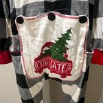 LazyOne Unisex Adult Onesie Pajamas 2XL Buffalo Plaid Flapjack Black Size XXL Photo 8