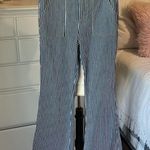 Forever 21 Striped Flare Leg Jeans Bell Bottoms Stretchy Womens Medium High Waist Photo 1