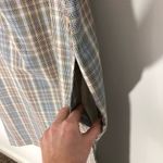 COS  Checkered MIDI Dress Straight Neck Size 8 Photo 5