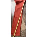 True Religion  Jeans Women’s Sz 27 Halle Mid Rise Denim Orange Red Made In USA Photo 5