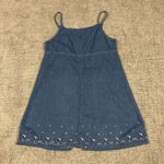 Aeropostale  Overall Dress Junior Womens Large Aero Jean Pearl Snap Front Y2K 90s Photo 4