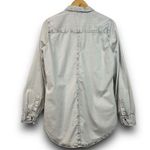 California Moonrise Faded Wash Gray Pearl Snap Shirt Long Sleeve Size Large Photo 3