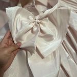 Selkie DaVinci Puff pink and white bow dress Size M Photo 4