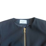 Sandro  Cropped Length Zip-Down Blazer Jacket Office Professional Size 36 Small Photo 1