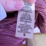 LuLaRoe  Small Mauve Crinkle Material 3 quarter sleeve Cover Up Style Photo 3