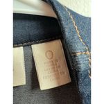 Chico's  Women's Western Blue Denim Jacket Long Gold Clasp Pockets 0 Photo 2