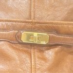 Coach  Chelsea Brown Leather Ashlyn Hobo- Walnut Gold Hardware Shoulder Bag Photo 1