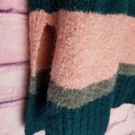 Lou & grey  FOR LOFT COLORBLOCK WOOL ALPACA CHENILLE SIDE SPLIT TUNIC SWEATER S Photo 9