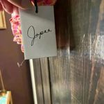 Japna  Floral Crop Top Pink‎ Yellow Summer Sleeveless Tie-Neck Blouse A62 Photo 2