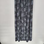 Fresh Produce Maxi Tank Dress Womens M Black Gray Floral Smocked Sleeveless USA Photo 4