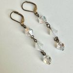 Swarovski clear crystal drop earrings Photo 9