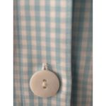 Foxcroft  fitted 100% cotton ‎ size 10 No wrinkle. 3/4 sleeve turquoise. Photo 3