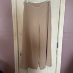 Adrianna Papell Textured Satin Pull on Pants Women's Size L Bamboo Slacks New Photo 1