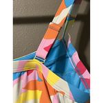 Lands' End  Bikini Swimsuit Top‎ Plus Size 16W Elastic Colorful Beach Floral NWT Photo 2