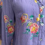 Fig and Flower Lavender Floral Button Photo 1