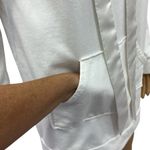 Flirtitude Active Off White French Terry Tunic Hoodie Sweatshirt Womens M L Photo 6