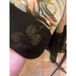 VINTAGE SPENCER ALEXIS KIMONO STYLE JACKET SIZE XL Black Photo 5