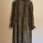 Ganni Pleated Georgette Maxi Dress in Leopard size EU 32 Photo 1