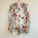 Aratta Silent Journey Embroidered Floral Shirt Kimono Size XL Green Size L Photo 11