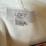 Loft Cream Knit Sweater hoodie Photo 1