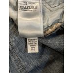 Gap Denim Skirt Jean mini skirt size 28 size 6 medium wash distressed raw hem Photo 5