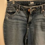 Riders By Lee LEE RIDERS 6 women denim blue cuffed straight leg jeans stretch Photo 4