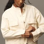 Dear John Anthropologie  Collarless Utility Jacket Photo 1