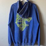 Kill Crew blue and green lux wolf hoodie Photo 5