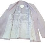 Vertigo Paris  (Made In France) Lilac Wool‎ Blend Silver Belted Blazer Size 14 Photo 5