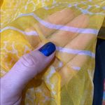 Vintage Diane Von Furstenberg scarf Yellow Photo 4