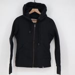 AMERICAN GIANT Black Full Zip Hoodie Sweatshirt Women's Size S Made in USA Photo 1