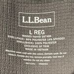 L.L.Bean  Pathfinder Softshell Jacket Womens Large Black Fall Outdoor Hiking EUC Photo 6