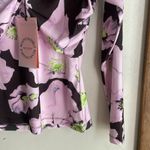 STINE GOYA Yuna Slinky Jersey Top Liquified Flora Purple Photo 8