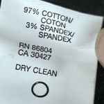 Magaschoni M-A-G  Black Cotton Blazer Size 8 Photo 6