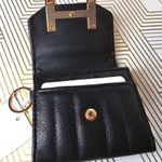 Halston Quilted Rib Faux Leather Wallet Black Photo 2