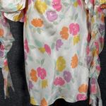 For Love & Lemons  Hazel Floral Satin Strapless Mini Dress Medium Photo 3