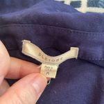 Pleione  navy blue long sleeve top size medium Photo 2