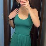 Lululemon Scoop Neck Pleated Tennis Dress Green Cascadia 2 Photo 1